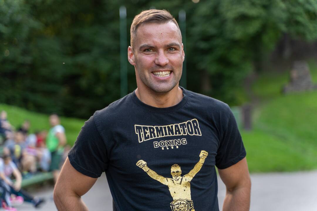 Tradicija: jau šeštą vasarą Dainų slėnyje sporto entuziastus suvienija bokso specialistai.