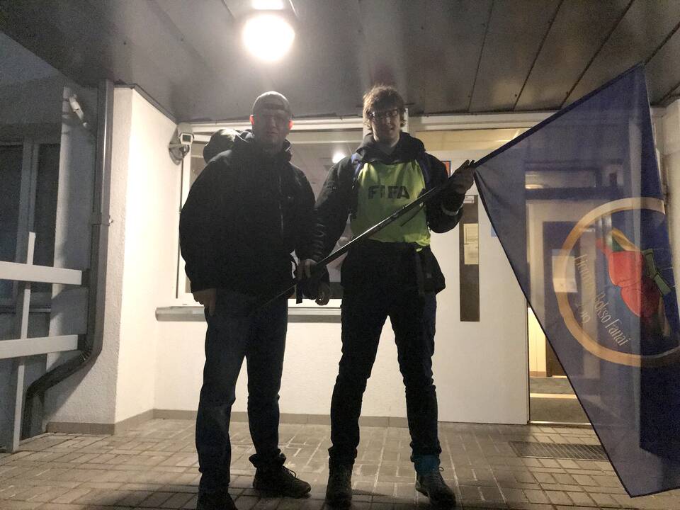 Kovotojas: lengvesni keliai ne Vytautui – nors keliauti vasarą paprasčiau, jis pasirinko žiemą.