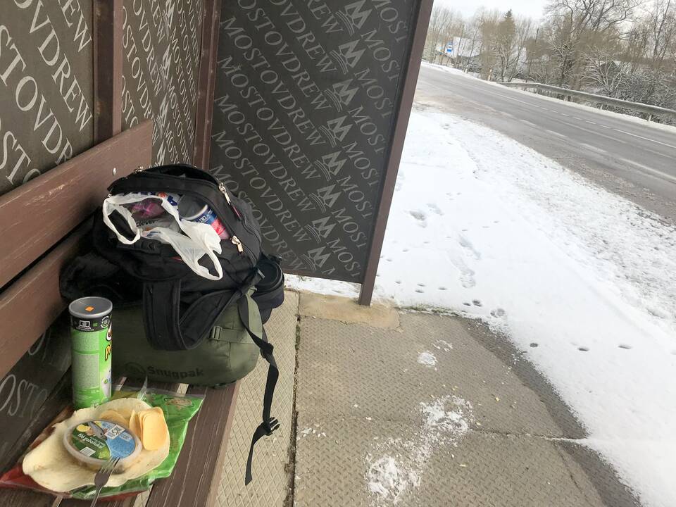 Kovotojas: lengvesni keliai ne Vytautui – nors keliauti vasarą paprasčiau, jis pasirinko žiemą.