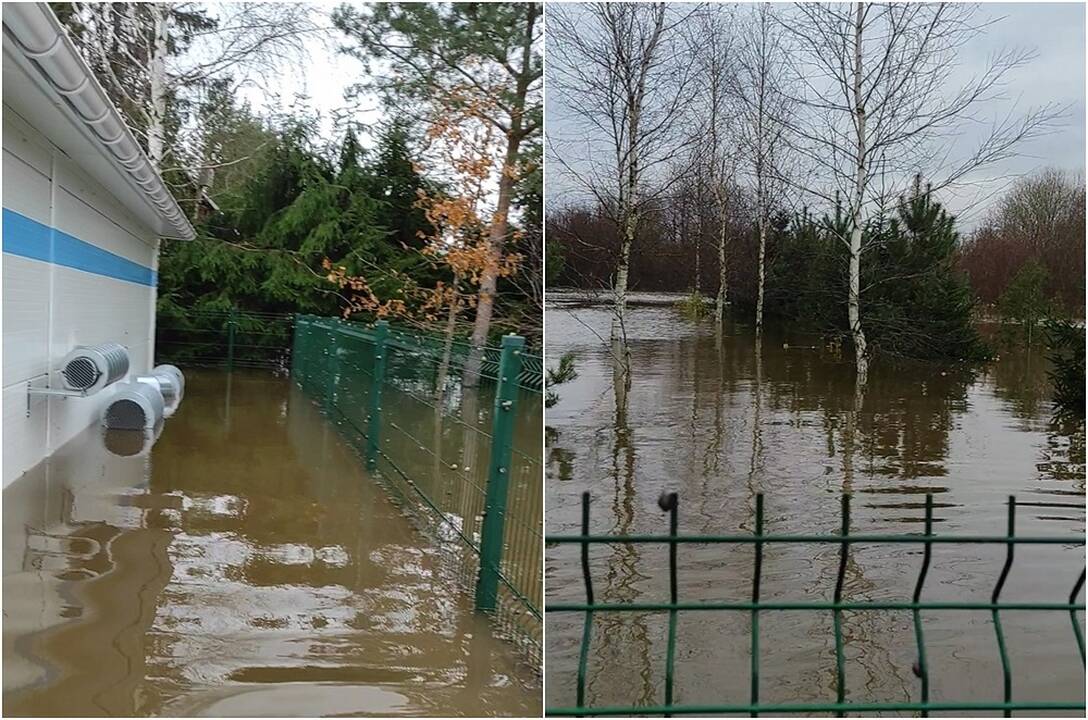 Minijai Klaipėdos rajone apsėmus Kulių kaimą, sutriko nuotekų siurblinės veikla