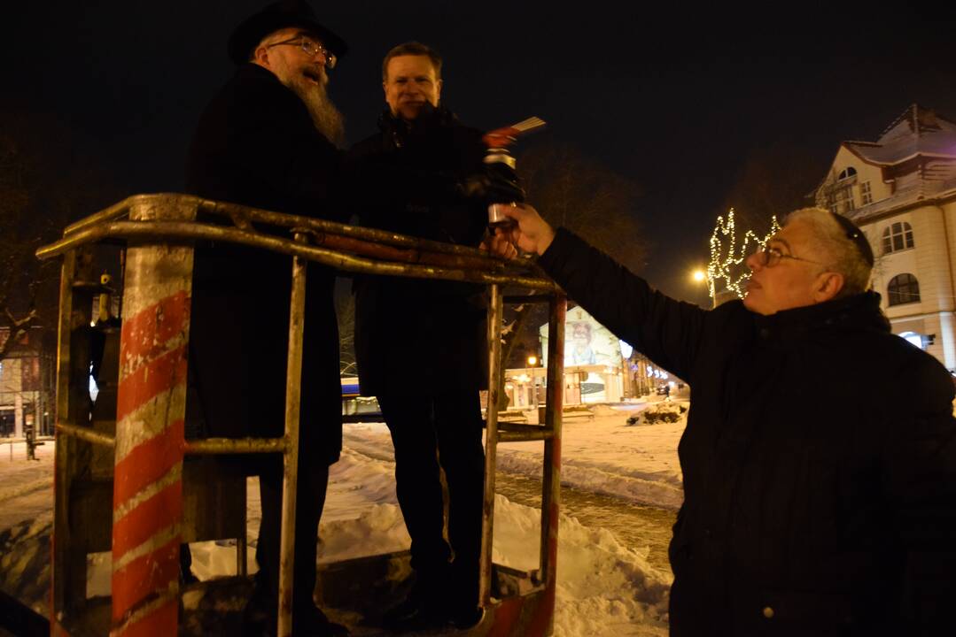 Menoros įžiebimas Klaipėdoje 2023