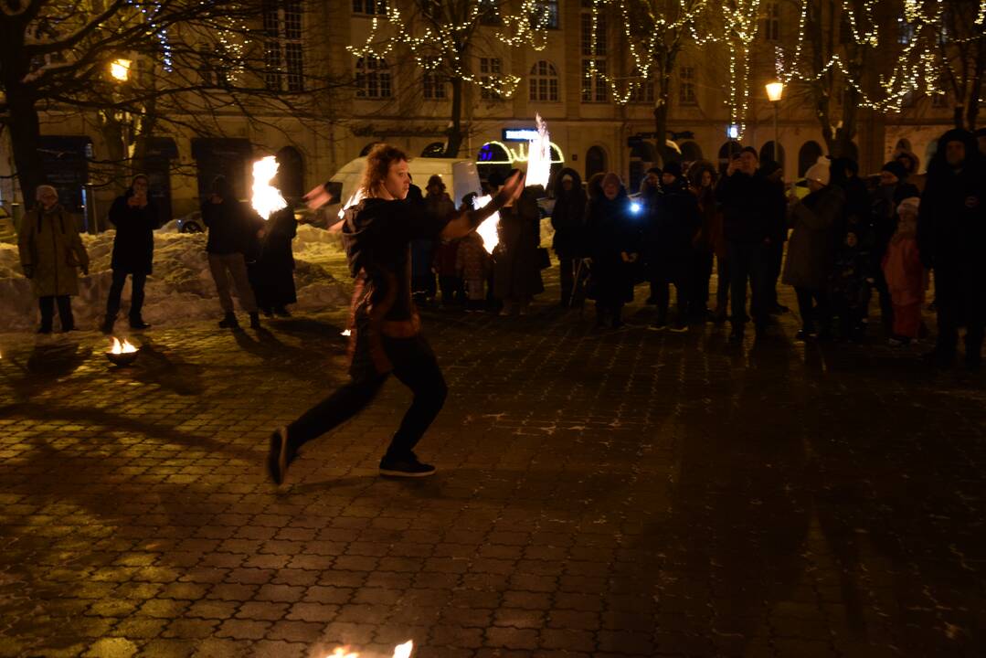 Menoros įžiebimas Klaipėdoje 2023