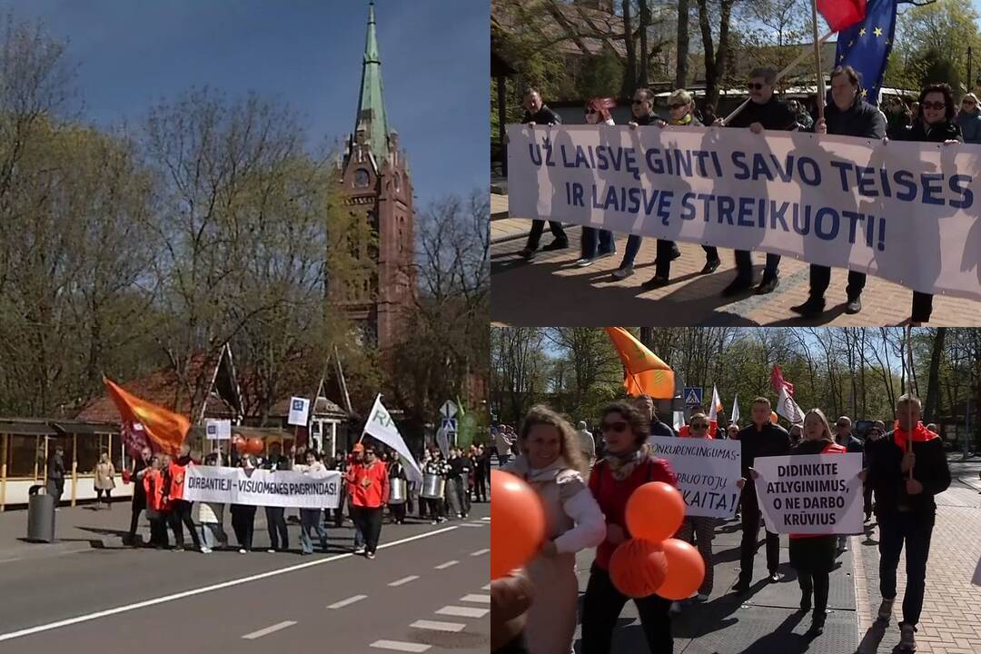 Palangos centrines gatves užtvindė minia: norime geresnių sąlygų