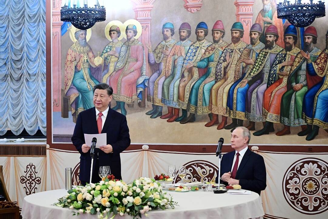 Xi Jinpingas ir Vladimiras Putinas