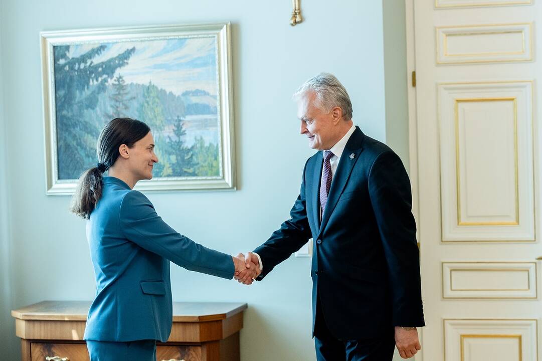 Radvilė Morkūnaitė-Mikulėnienė ir Gitanas Nausėda
