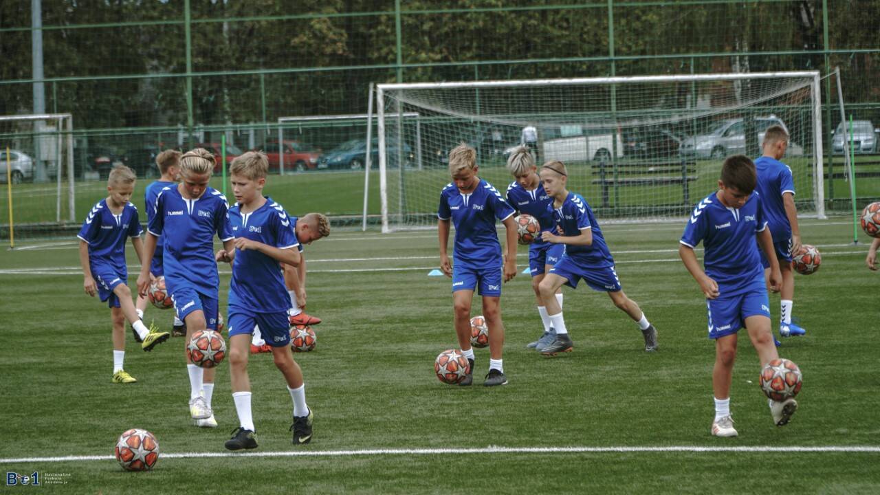 Nacionalinės futbolo akademijos „Be1“ sezono startas: 15 pergalių ir 134 įvarčiai