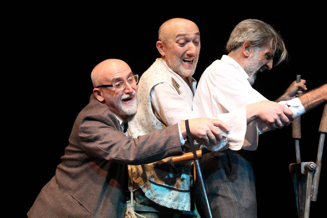 Įvertintas: spektaklis "Vėjas topolių viršūnėse" šiais metais pelnė visus aukščiausius Sakartvelo teatro apdovanojimus už režisūrą ir vaidybą.