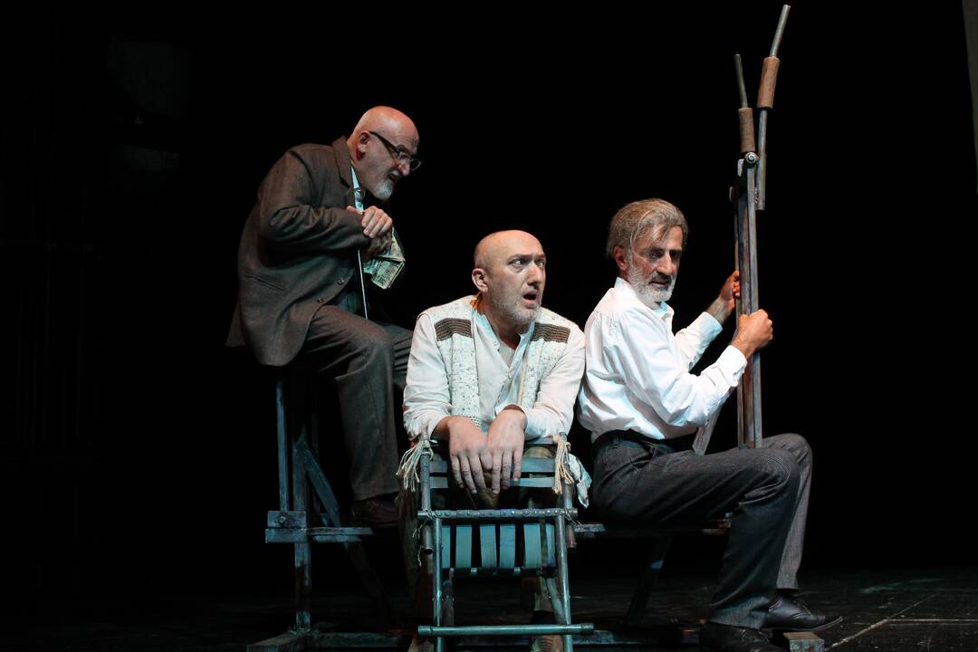 Įvertintas: spektaklis "Vėjas topolių viršūnėse" šiais metais pelnė visus aukščiausius Sakartvelo teatro apdovanojimus už režisūrą ir vaidybą.