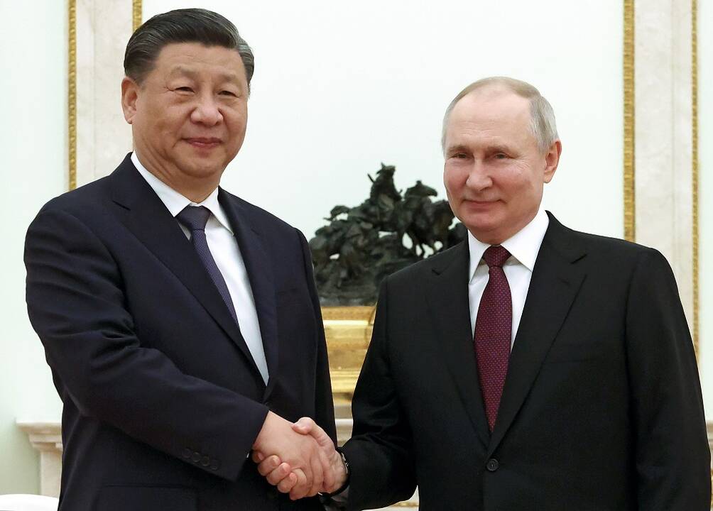 Xi Jinpingas ir Vladimiras Putinas