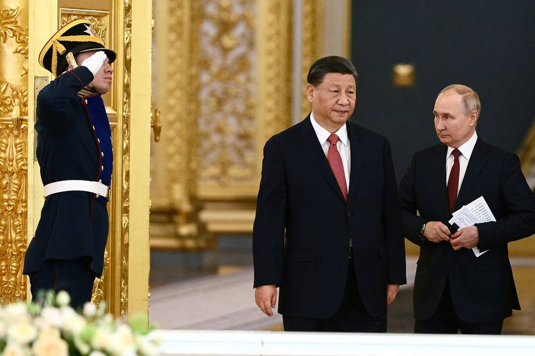 Xi Jinpingas ir Vladimiras Putinas