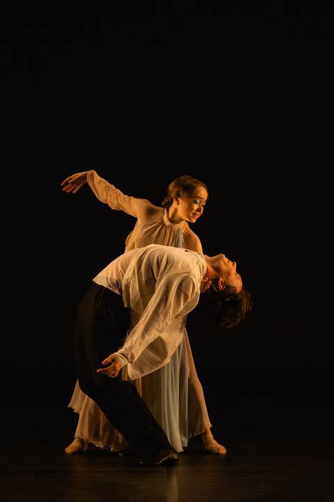 Klaipėdos valstybinis muzikinis teatras pristatė šokio spektaklių premjerą „Hommage à Čiurlionis“