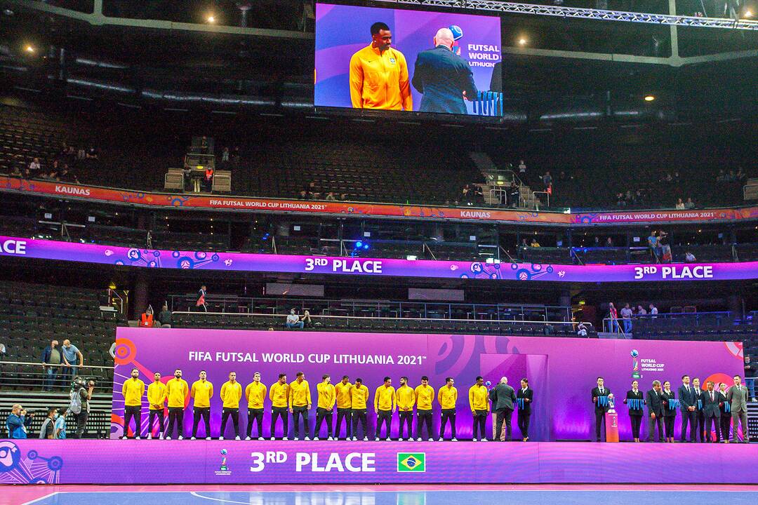 Futsalo pasaulio čempionato uždarymas ir apdovanojimai