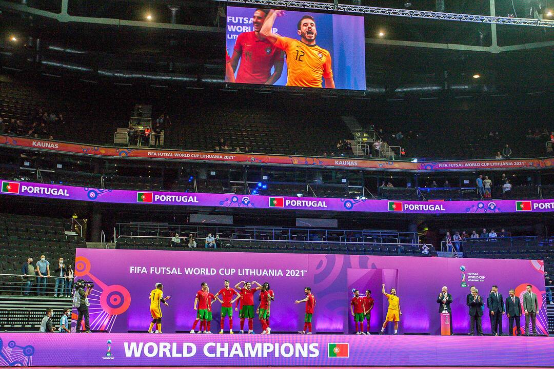 Futsalo pasaulio čempionato uždarymas ir apdovanojimai
