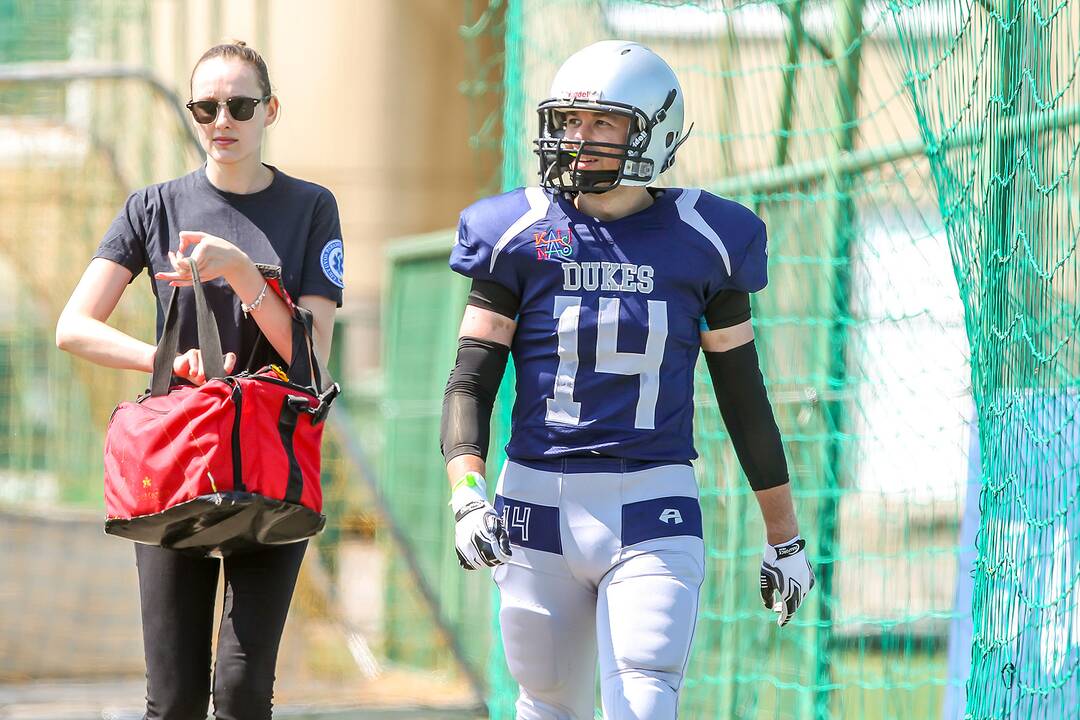Am. futbolas: „Kaunas Dukes“ – „Tallinn Kings“ 6:20