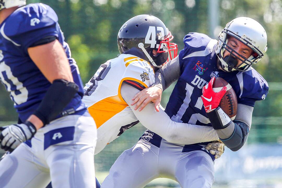 Am. futbolas: „Kaunas Dukes“ – „Tallinn Kings“ 6:20