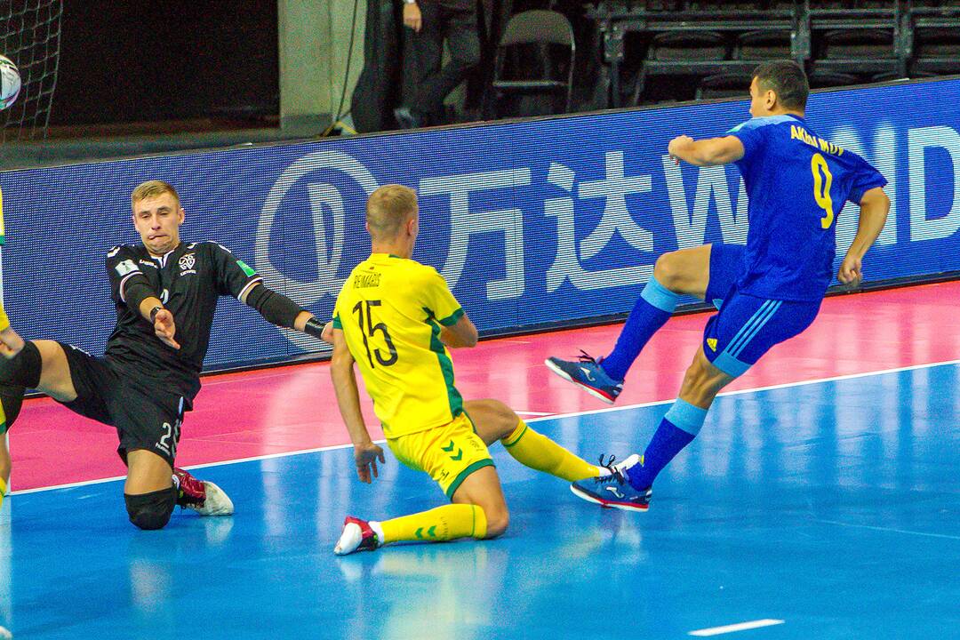 Lietuva – Kazachstanas 0:3 | Futsalo PČ