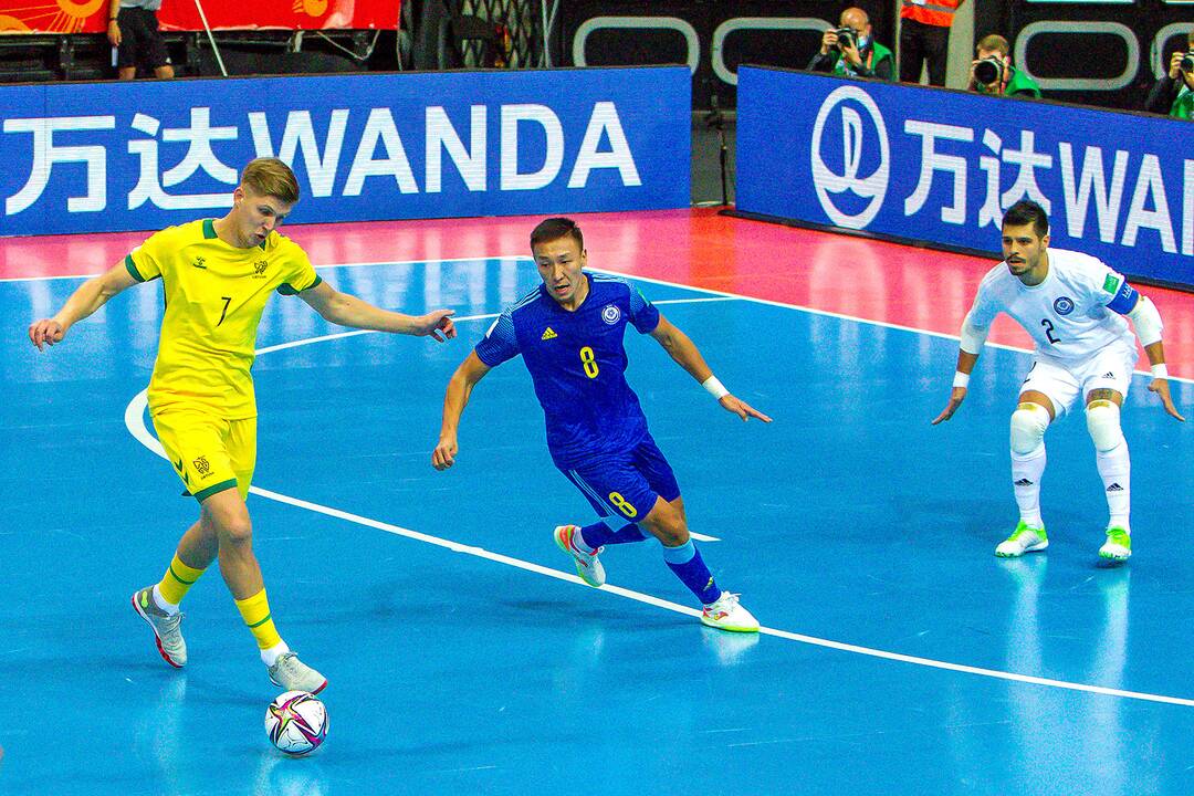 Lietuva – Kazachstanas 0:3 | Futsalo PČ
