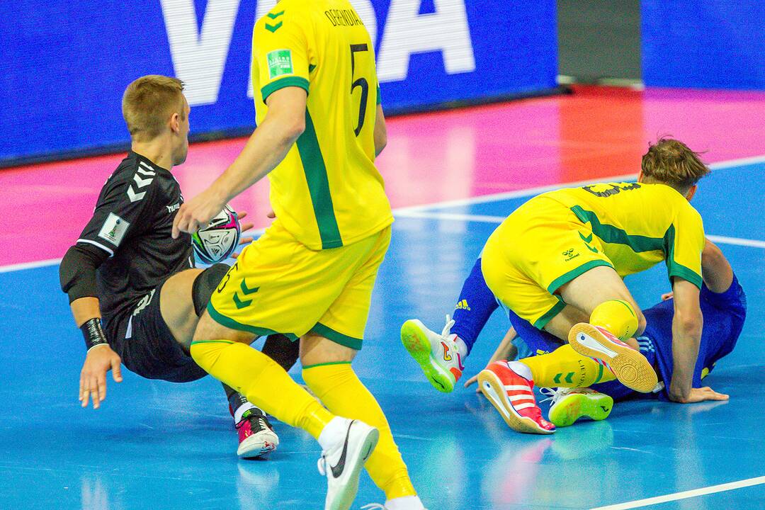 Lietuva – Kazachstanas 0:3 | Futsalo PČ