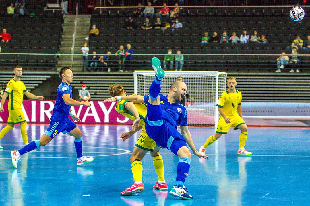 Lietuva – Kazachstanas 0:3 | Futsalo PČ