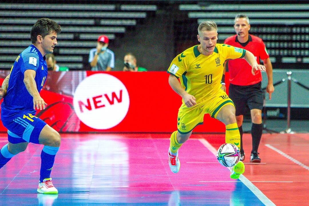 Lietuva – Kazachstanas 0:3 | Futsalo PČ