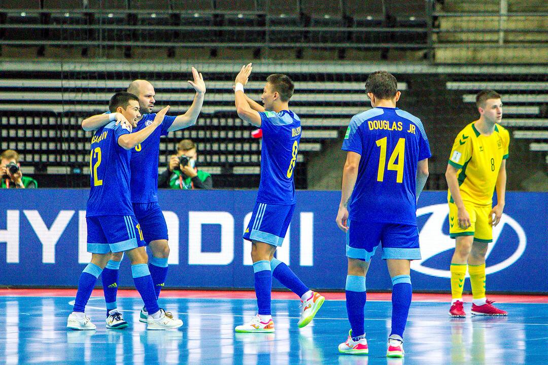 Lietuva – Kazachstanas 0:3 | Futsalo PČ