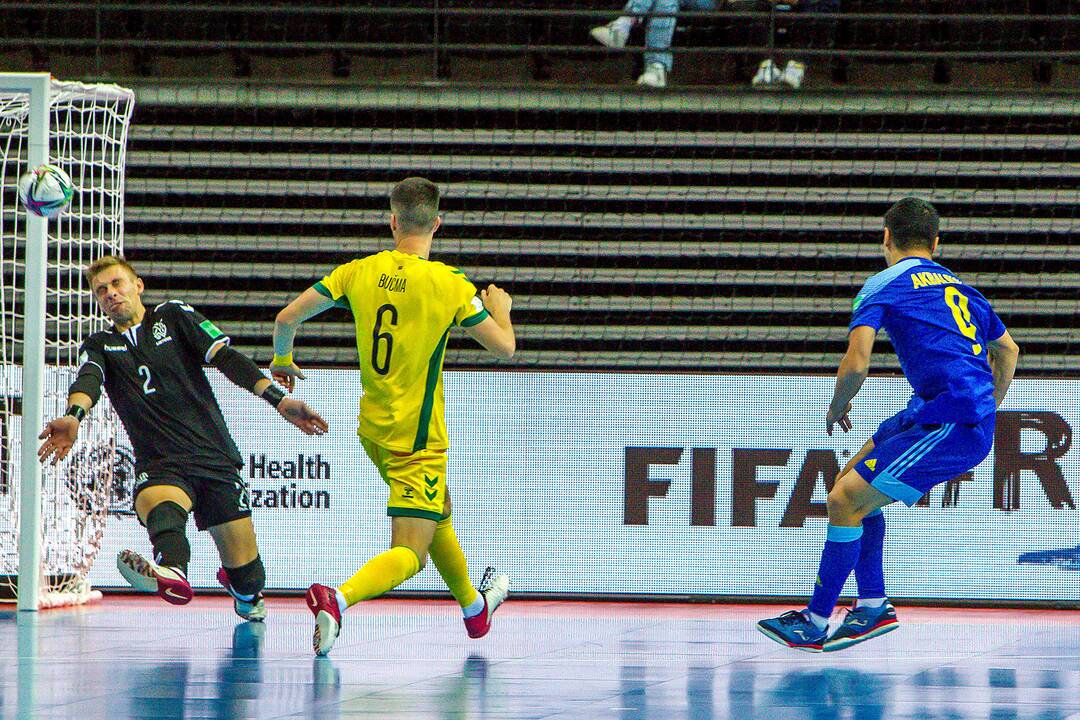Lietuva – Kazachstanas 0:3 | Futsalo PČ