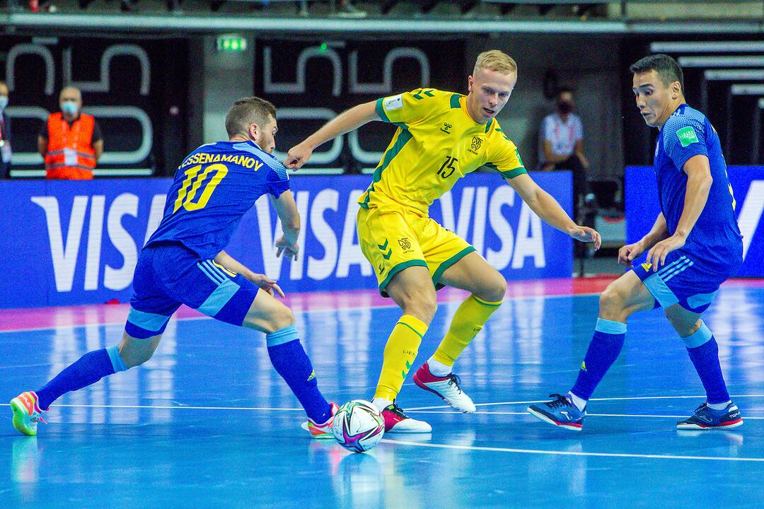 Lietuva – Kazachstanas 0:3 | Futsalo PČ