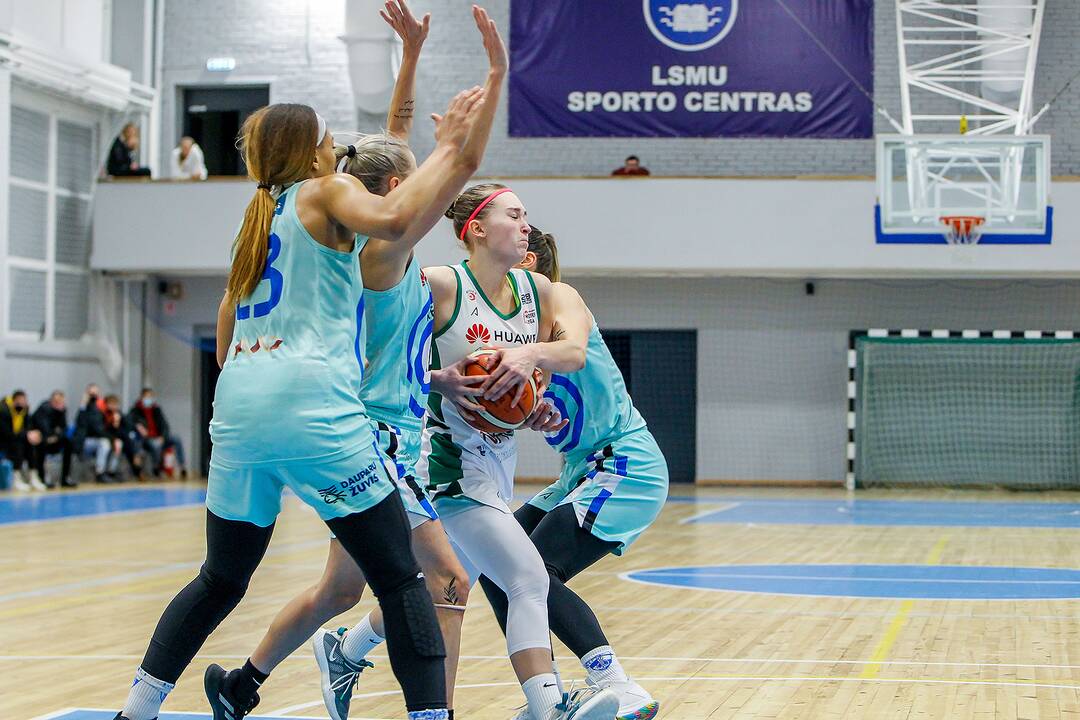 Moterų lyga: „Aistės-LSMU“ – „Neptūnas“ 55:81