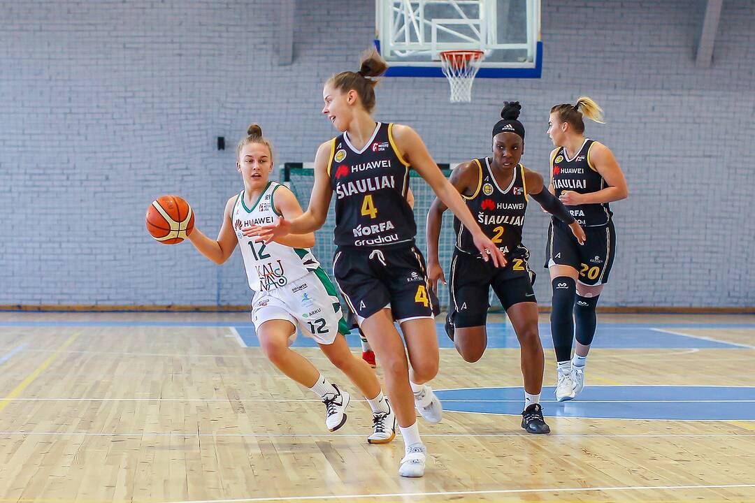Moterų lyga: „Aistės-LSMU“ – „Šiauliai“ 56:60
