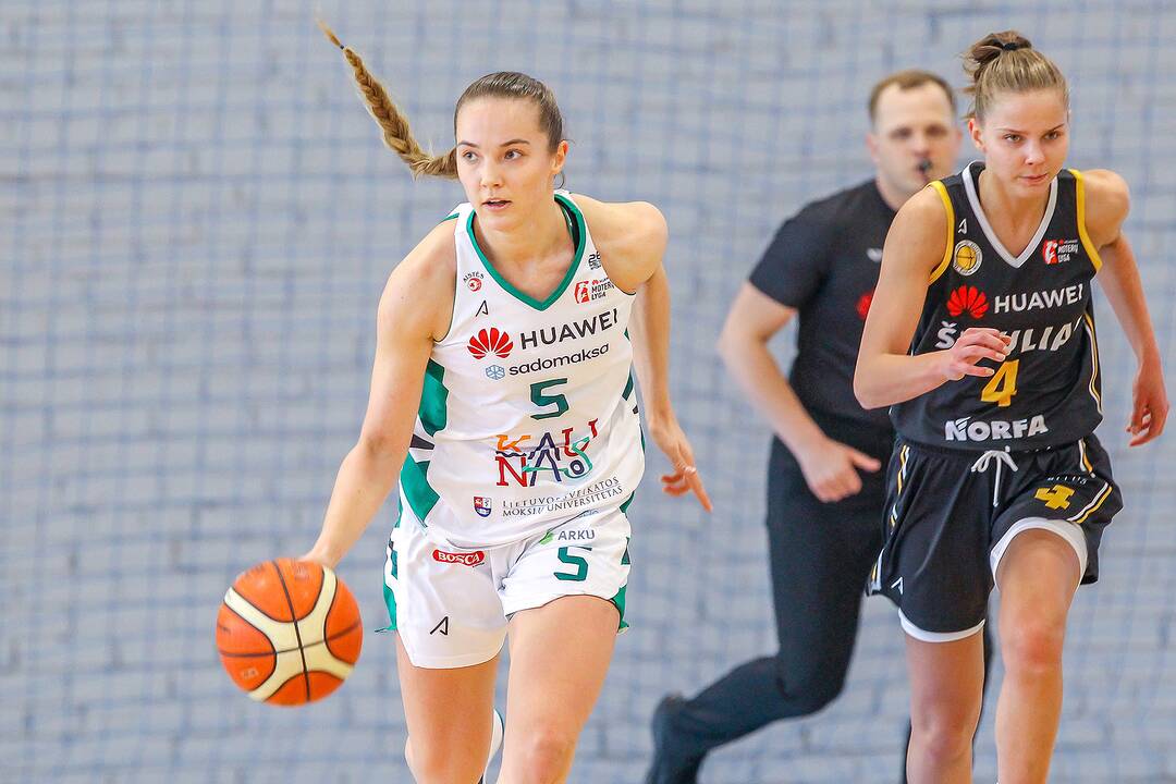 Moterų lyga: „Aistės-LSMU“ – „Šiauliai“ 56:60