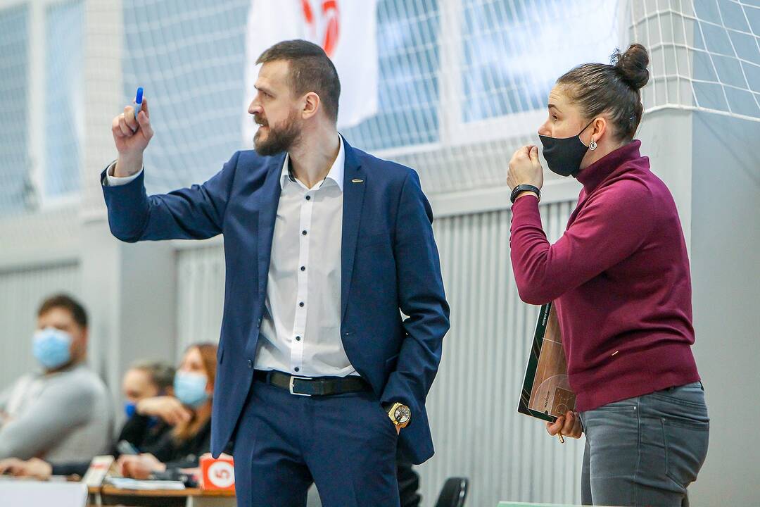 Moterų lyga: „Aistės-LSMU“ – „Kibirkštis-MRU“ 55:82