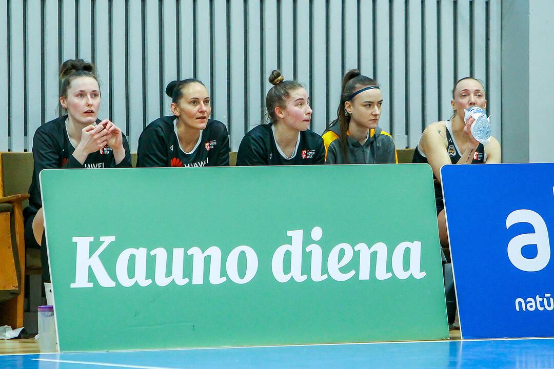 Moterų lyga: „Aistės-LSMU“ – „Kibirkštis-MRU“ 55:82