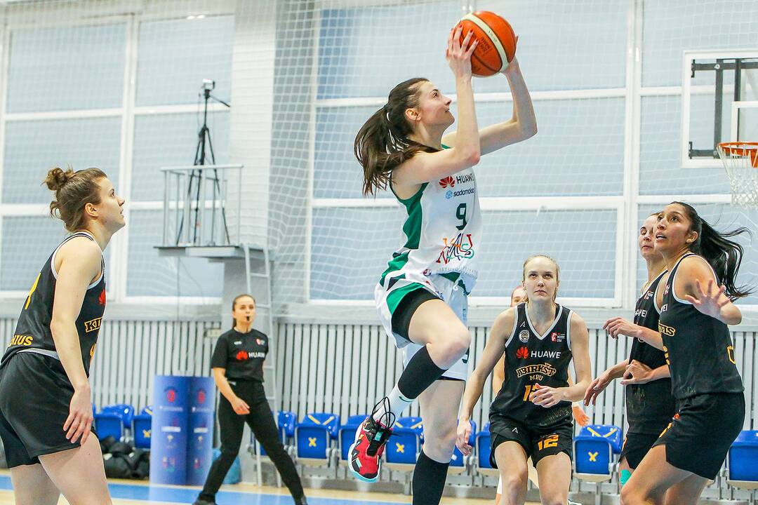 Moterų lyga: „Aistės-LSMU“ – „Kibirkštis-MRU“ 55:82