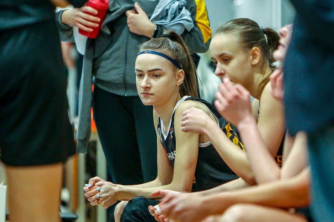 Moterų lyga: „Aistės-LSMU“ – „Kibirkštis-MRU“ 55:82
