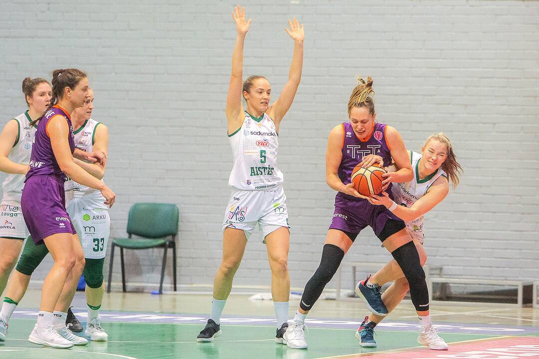 Moterų lyga: „Aistės-LSMU“ – Rygos TTT 43:97