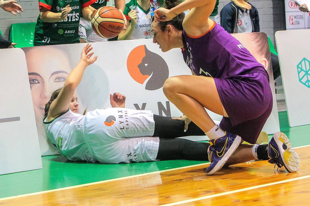Moterų lyga: „Aistės-LSMU“ – Rygos TTT 43:97