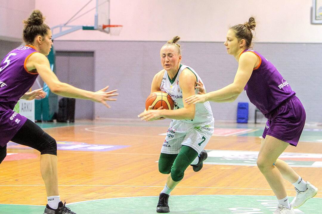 Moterų lyga: „Aistės-LSMU“ – Rygos TTT 43:97