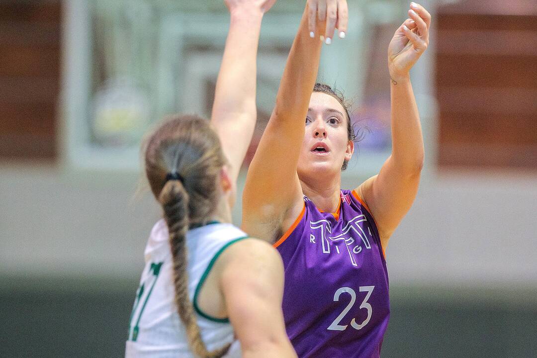 Moterų lyga: „Aistės-LSMU“ – Rygos TTT 43:97