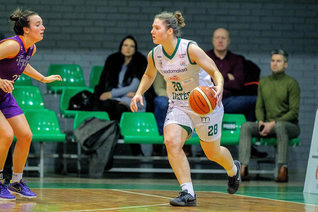 Moterų lyga: „Aistės-LSMU“ – Rygos TTT 43:97