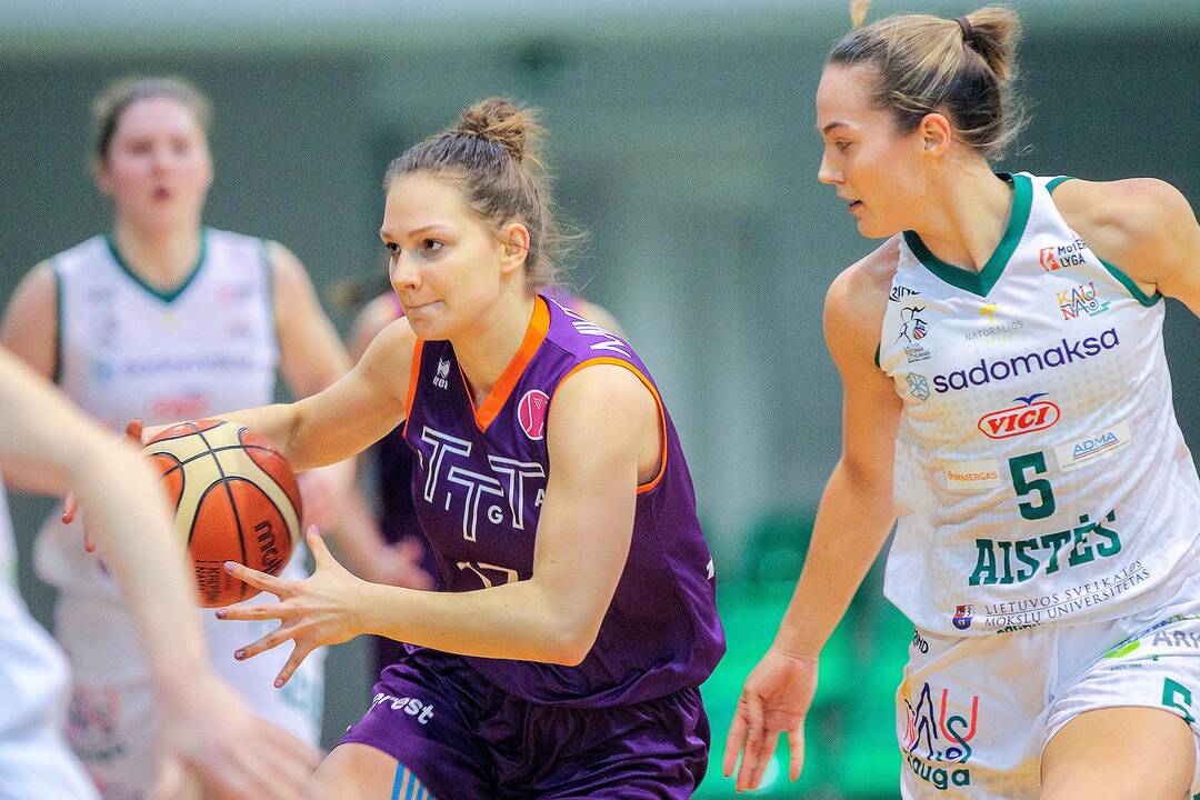 Moterų lyga: „Aistės-LSMU“ – Rygos TTT 43:97