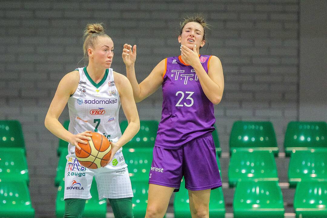 Moterų lyga: „Aistės-LSMU“ – Rygos TTT 43:97