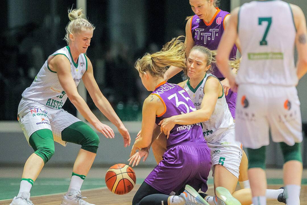 Moterų lyga: „Aistės-LSMU“ – Rygos TTT 43:97