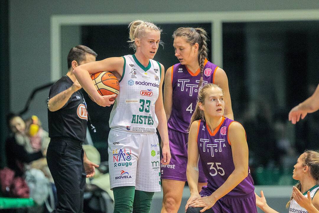Moterų lyga: „Aistės-LSMU“ – Rygos TTT 43:97