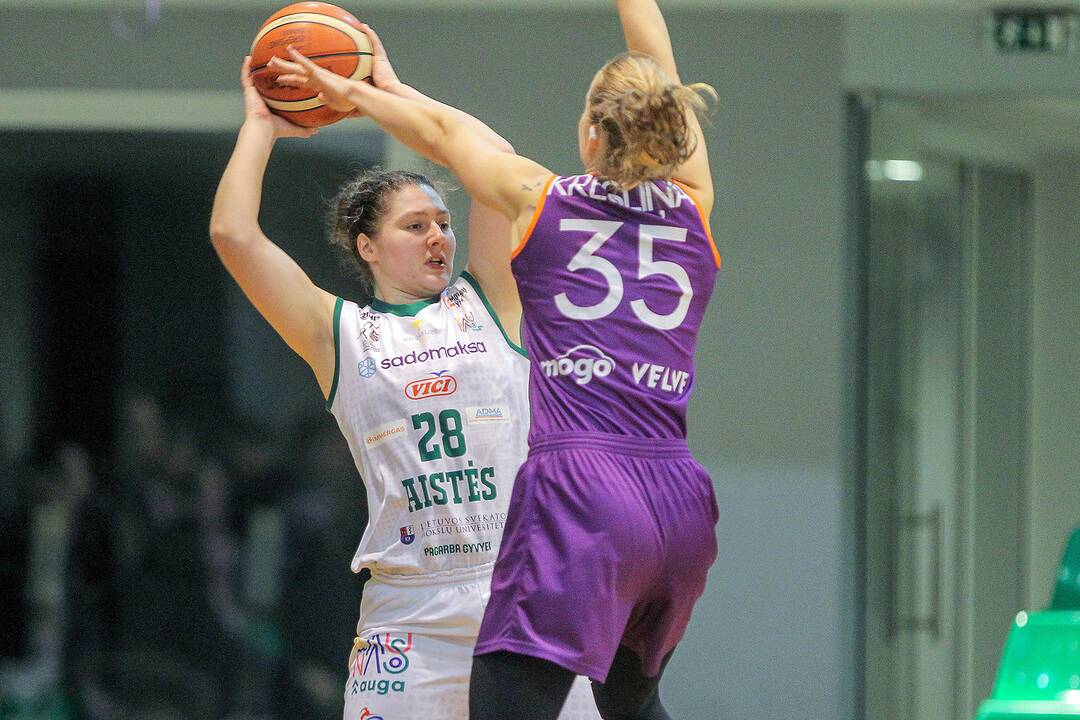 Moterų lyga: „Aistės-LSMU“ – Rygos TTT 43:97
