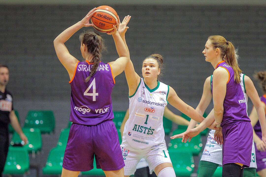 Moterų lyga: „Aistės-LSMU“ – Rygos TTT 43:97