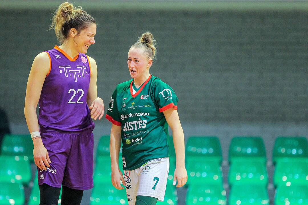 Moterų lyga: „Aistės-LSMU“ – Rygos TTT 43:97