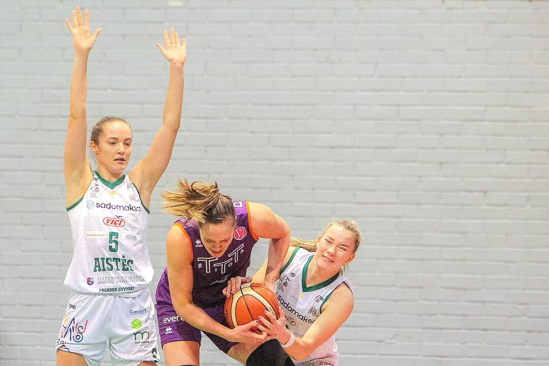 Moterų lyga: „Aistės-LSMU“ – Rygos TTT 43:97