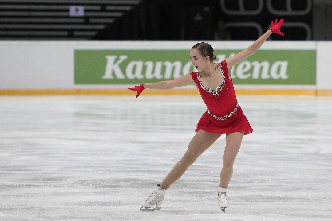 „Amber Cup“. Merginų trumpoji programa
