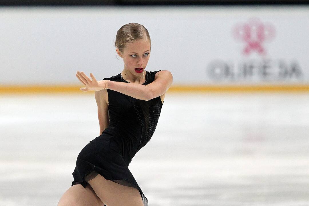 „Amber Cup“. Merginų trumpoji programa