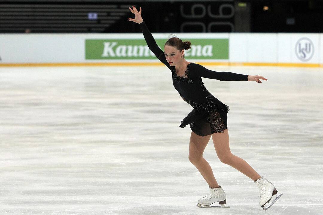 „Amber Cup“. Merginų trumpoji programa
